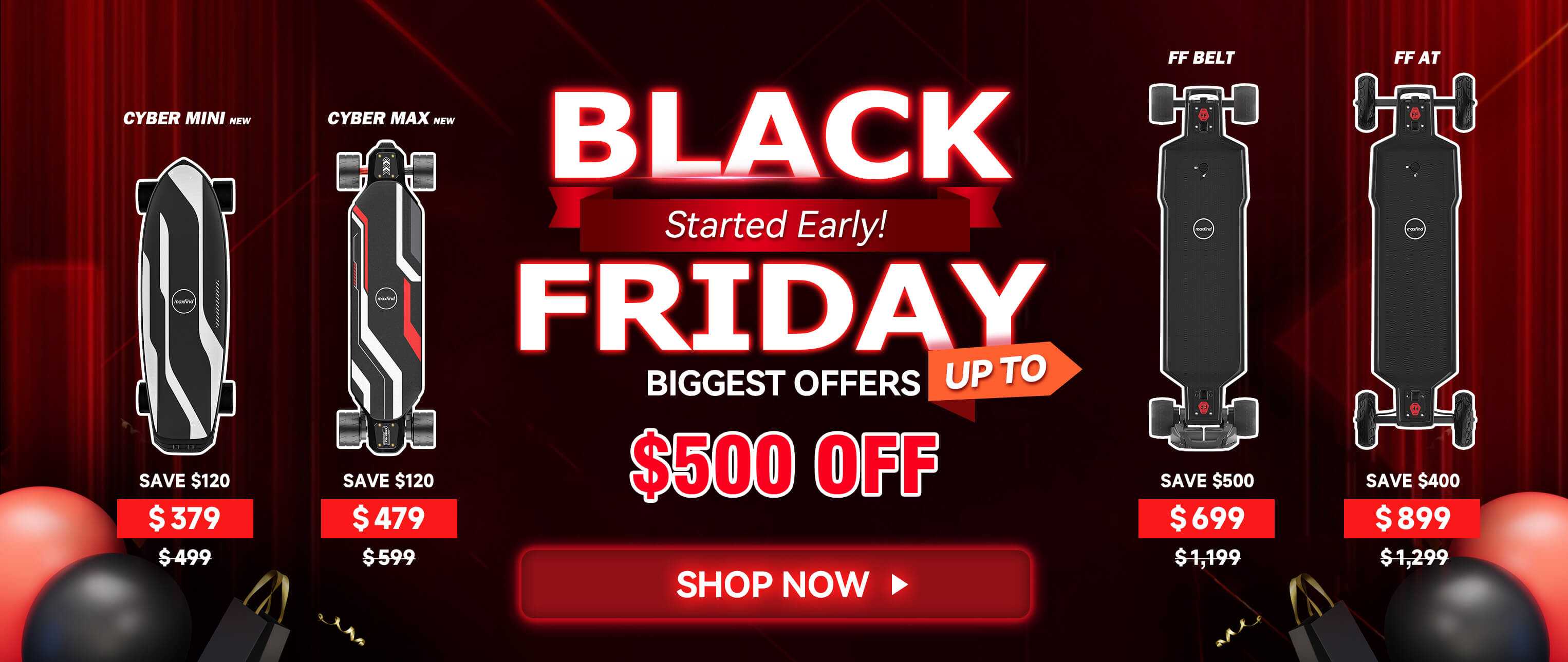 electric skateboard black friday sale