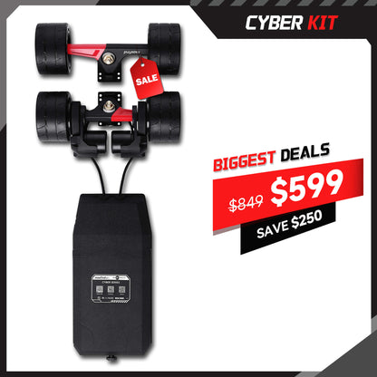 electric skateboard kit belt motor