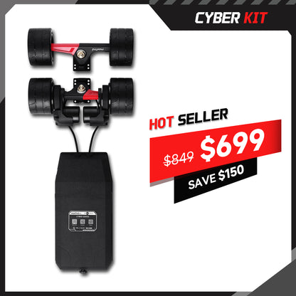 electric skateboard kit belt motor