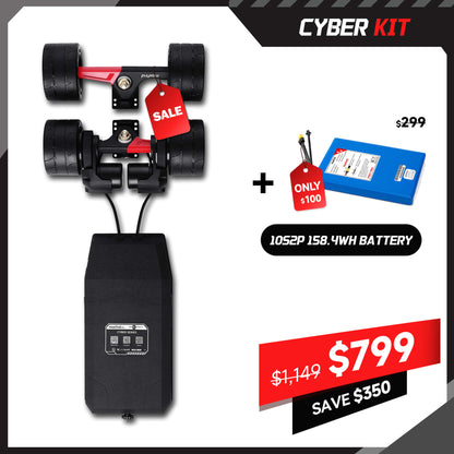 long range electric skateboard kit belt motor