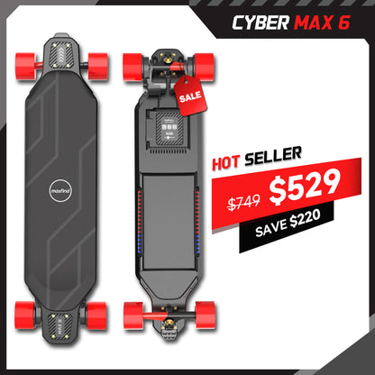 long range belt motor electric skateboard