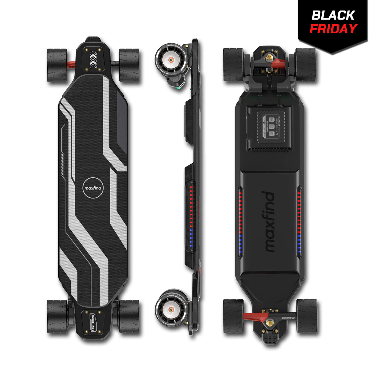long range belt motor electric skateboard