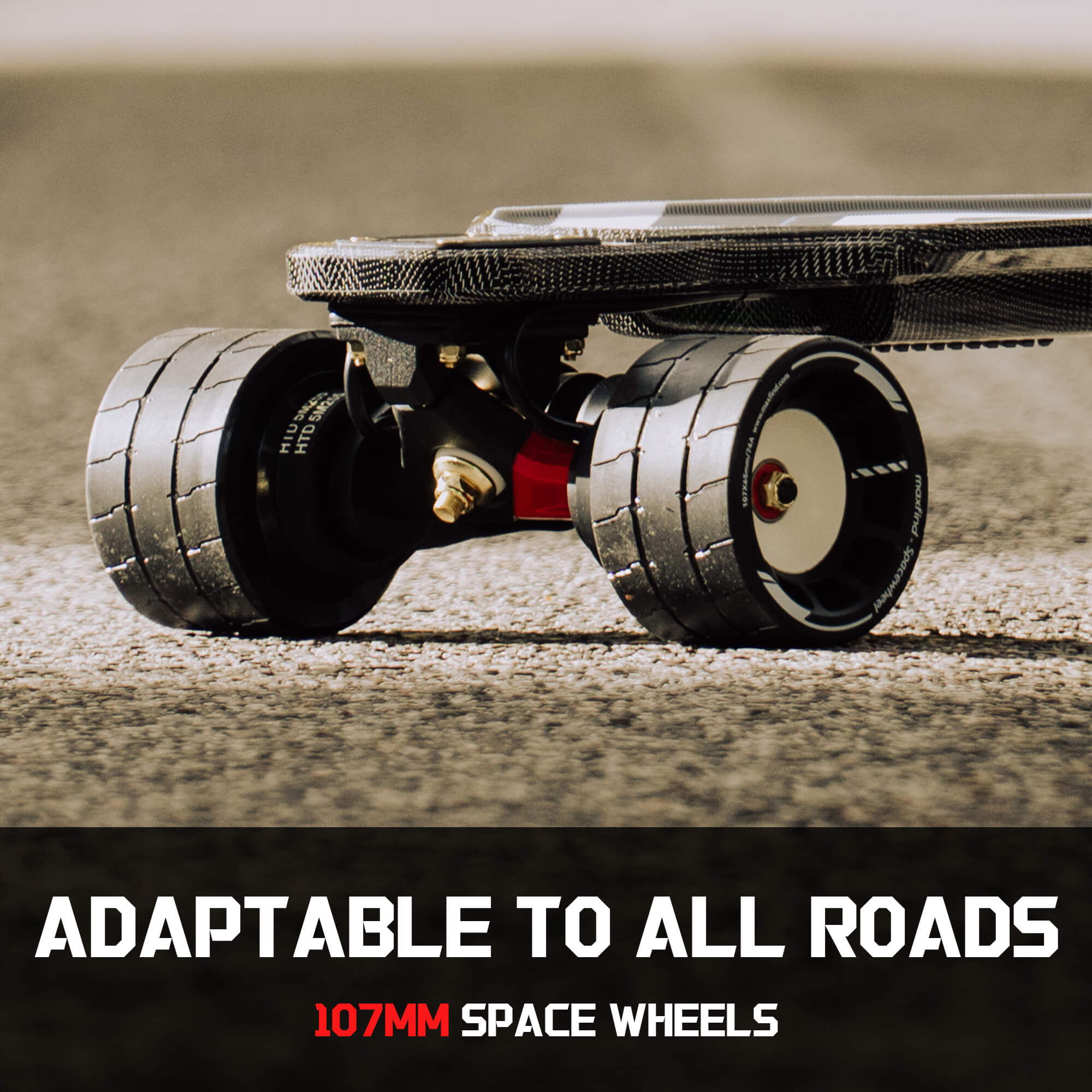electric skateboard 107mm wheels