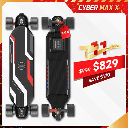 long range electric skateboard