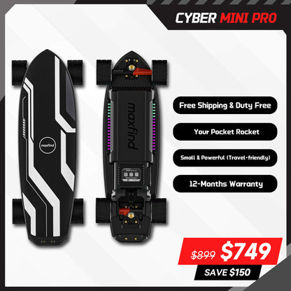 mini electric skateboard belt motor