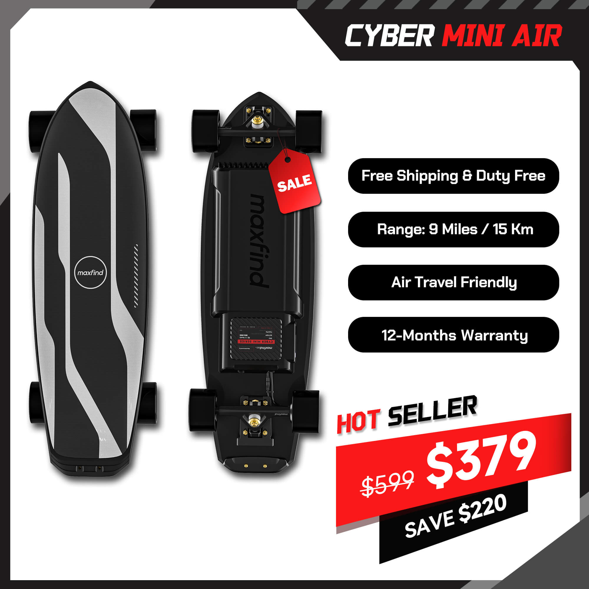 mini electric skateboard