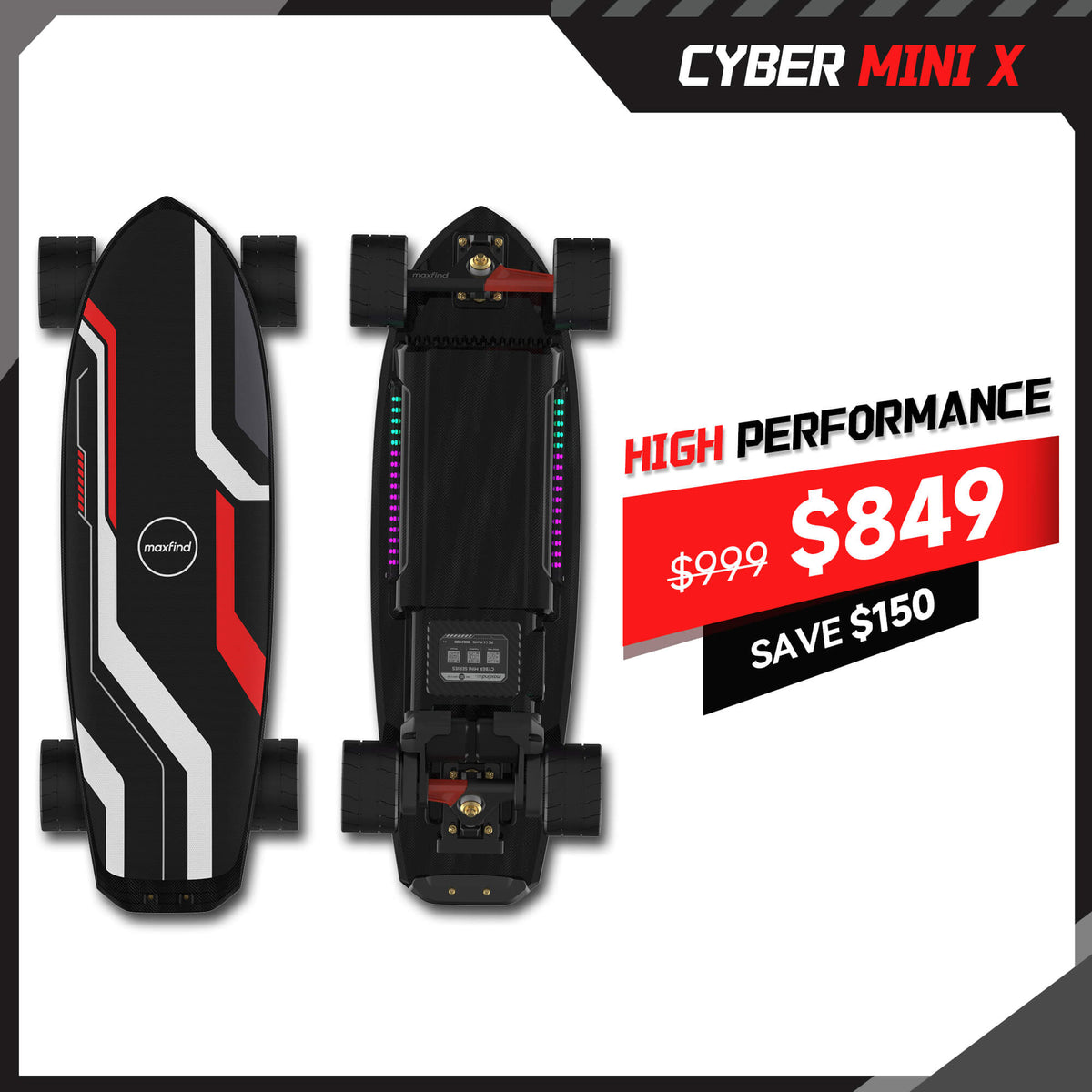 fastest long range mini electric skateboard