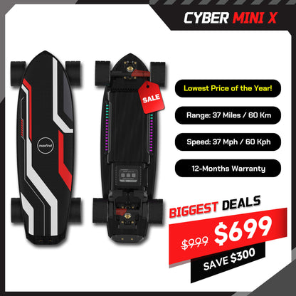fastest long range mini electric skateboard