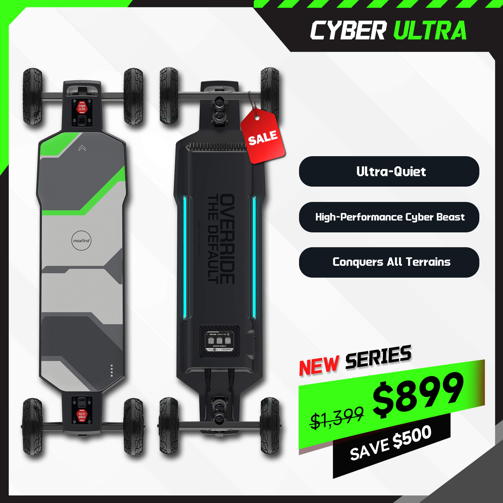 all terrain electric skateboard