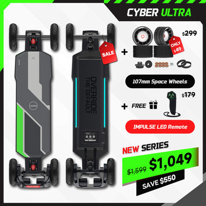 off road electric skateboard