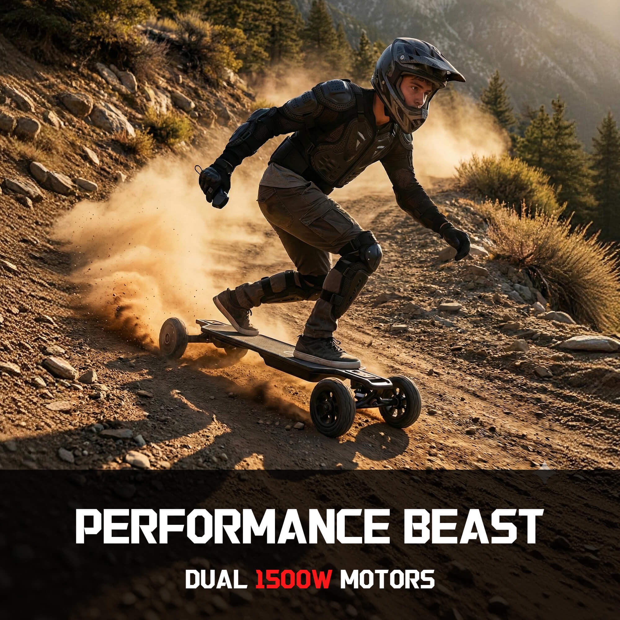 off road electric skateboard