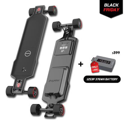 long range electric longboard