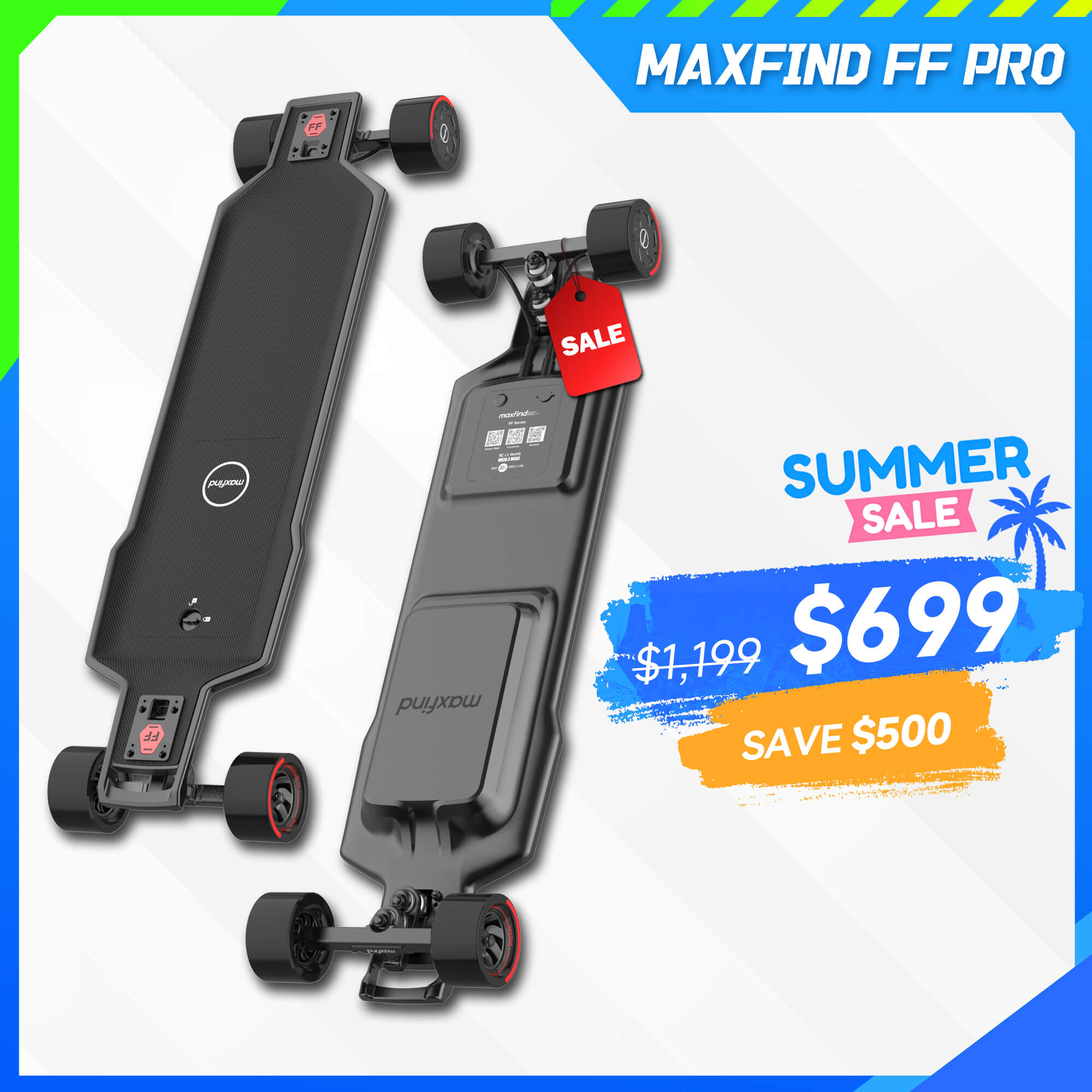 long range electric longboard