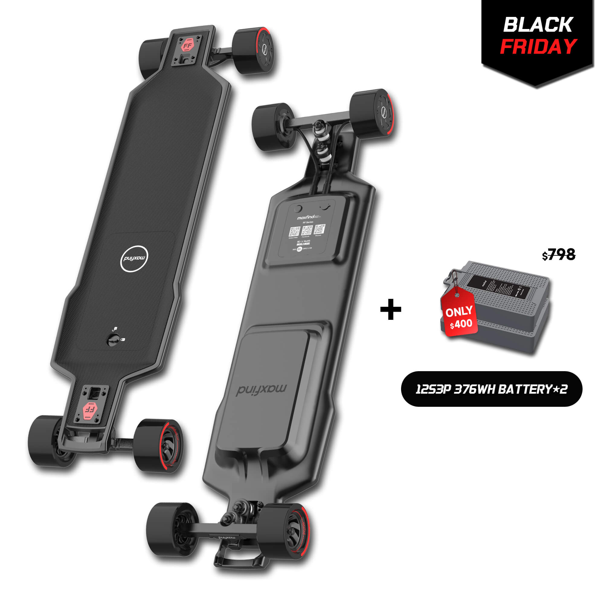 Remote Electric Skateboard Longboard Adults - MAXFIND FF PRO – Maxfind