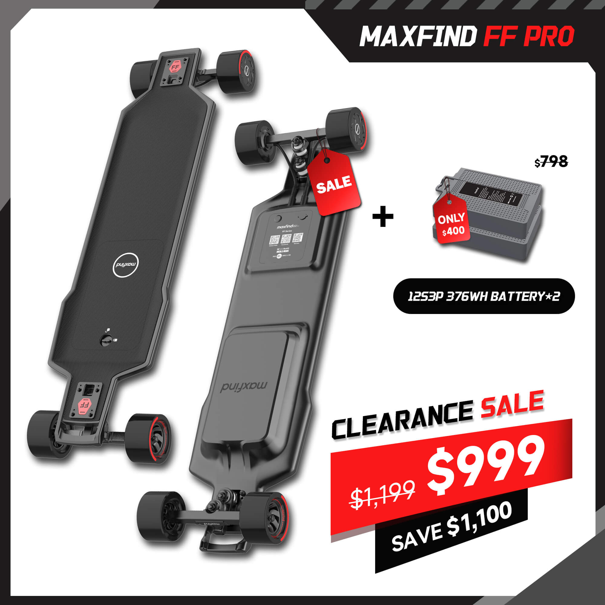 long range electric longboard