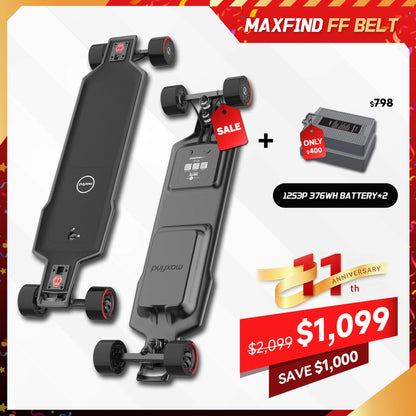 long range electric longboard
