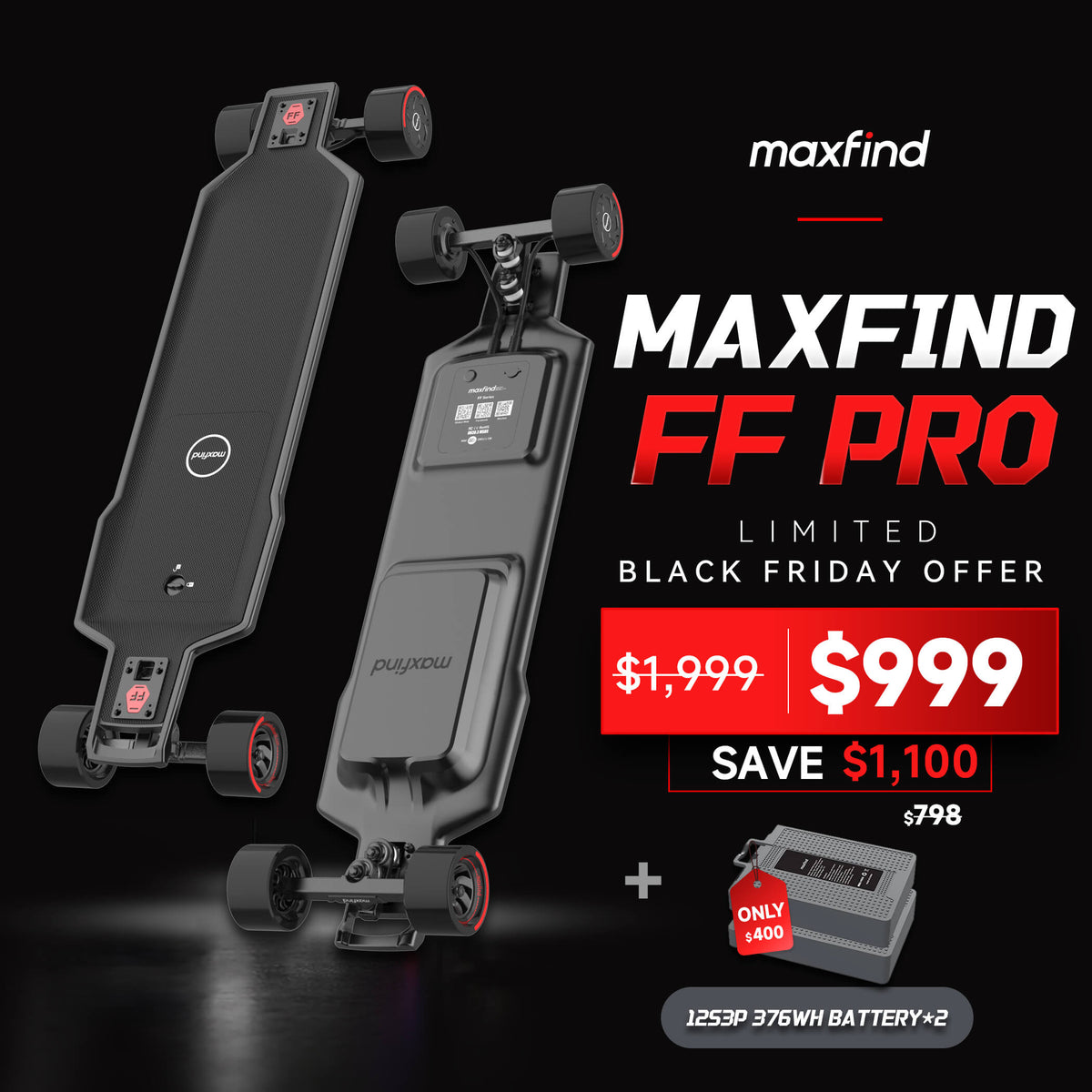long range electric longboard