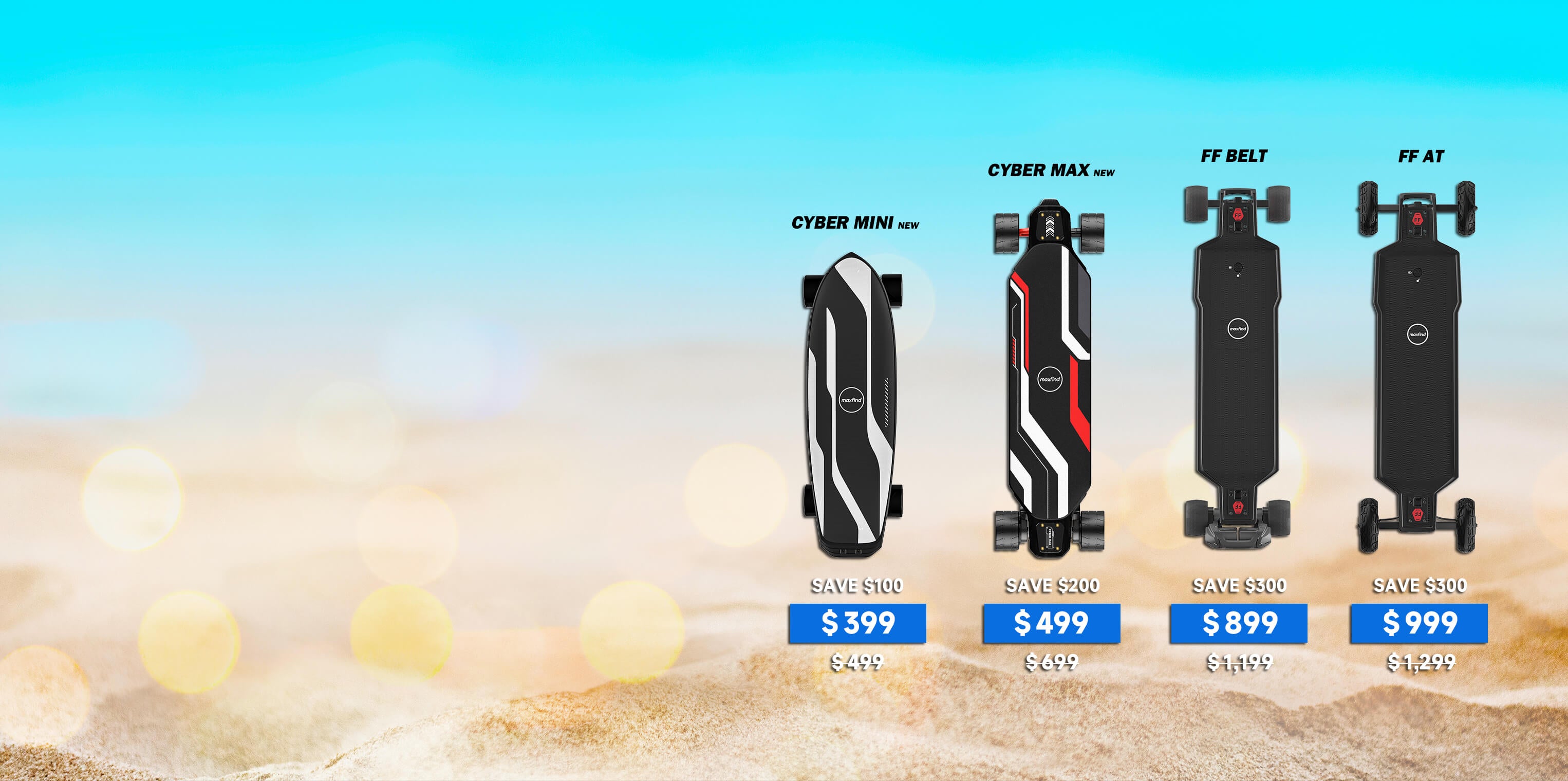 electric skateboard summer sale