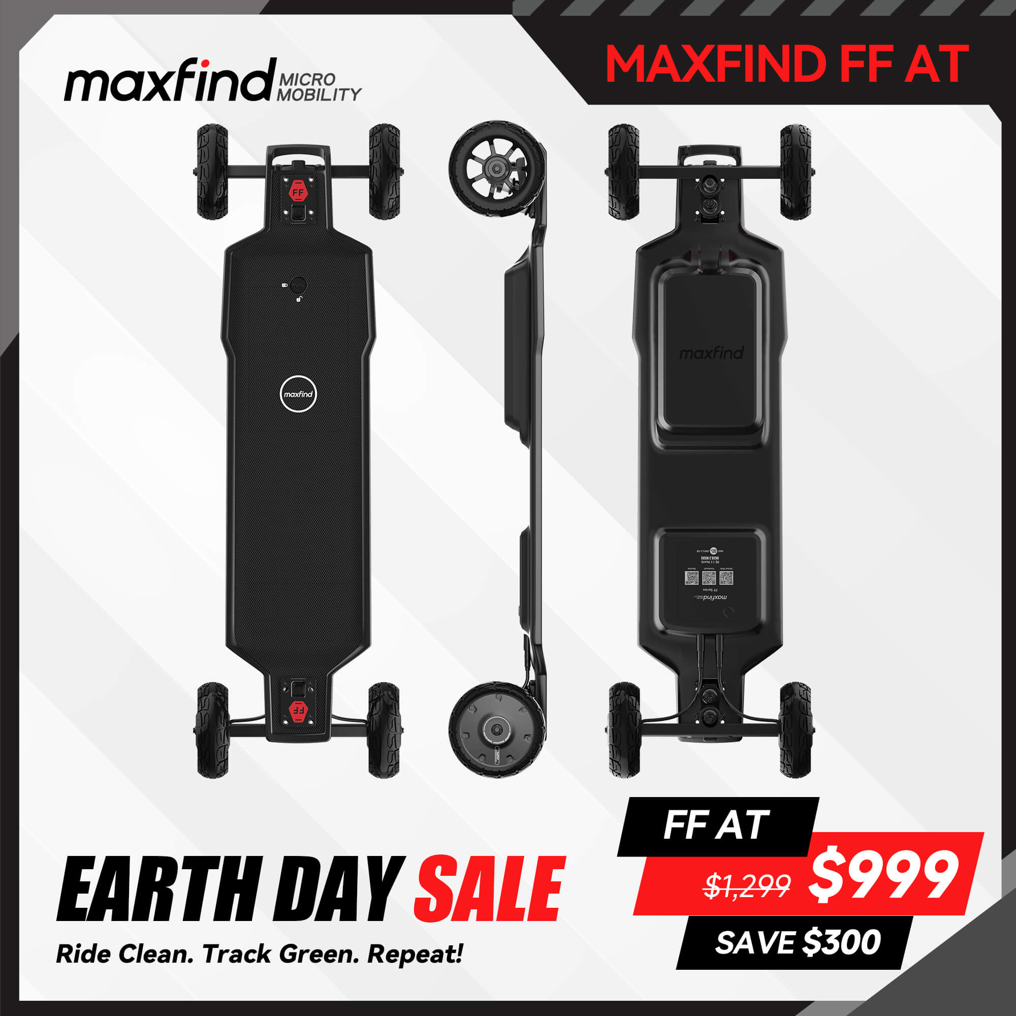 electric skateboard earth day sale