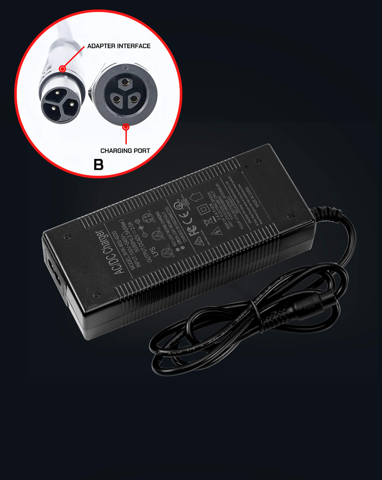 Electric skateboard charger