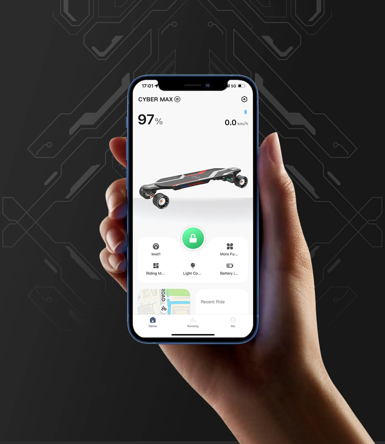 electric skateboard app