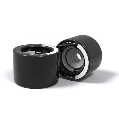 electric skateboard pu wheels black 90mm 2pcs