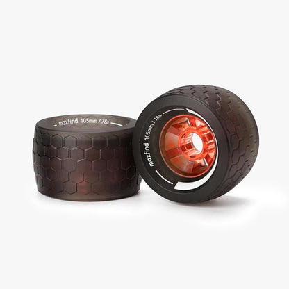 Maxfind Shock-Absorbing Wheels.